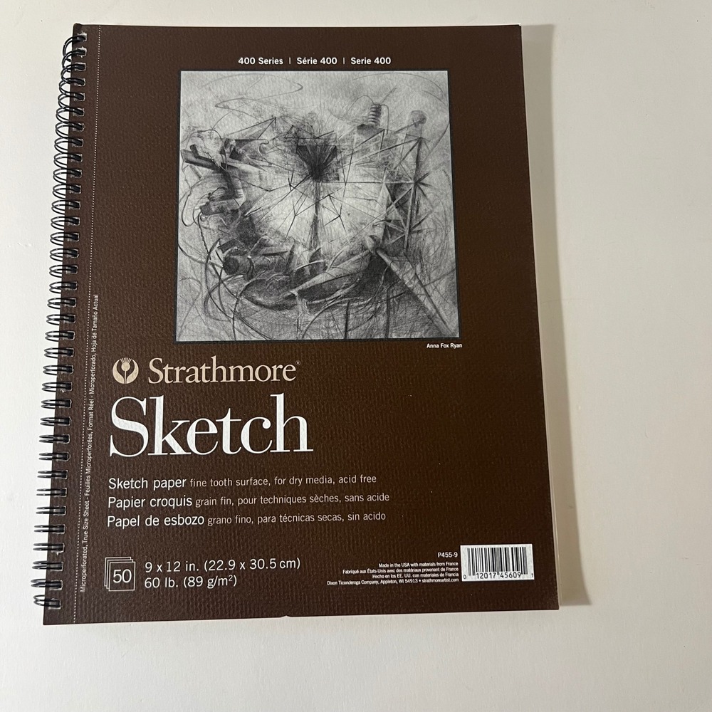 Case of 12 Strathmore 400 Series Sketch Pad 9x12 50 Sheets 60lb Acid Free